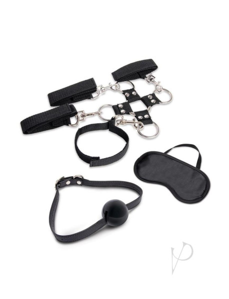 Lux F Hogtie Ball Gag Kit 7pc Lux F Hogtie Ball Gag Kit 7pc