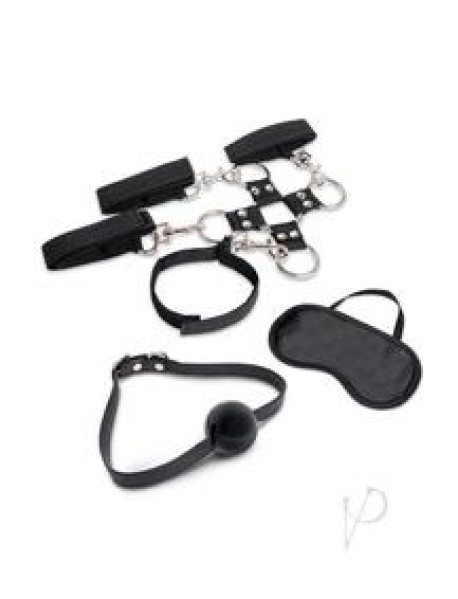 Lux F Hogtie Ball Gag Kit 7pc Lux F Hogtie Ball Gag Kit 7pc
