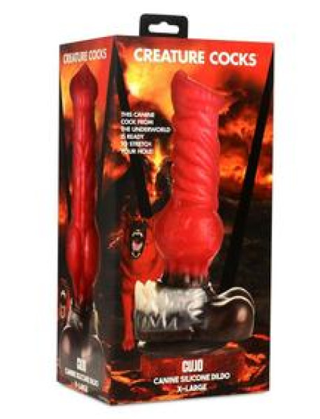 Creature Cockcujodildo Xlred/blk(disc) Creature Cockcujodildo Xlred/blk(disc)