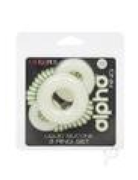Alpha Gitd Silicone 3 Ring Set