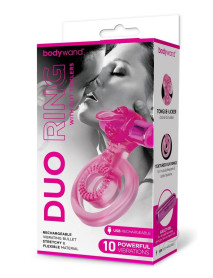 Bodywand Recharge Duo W/tickler Pnk