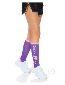 Horny Af Knee Socks Os Multicolor