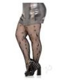 Celestial Net Tights 1x-2x Blk