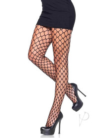 Sharp Edge Scale Pantyhose Os Blk
