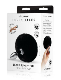 Whipsmart Fluffy Bunny Tail 2.5 Blk