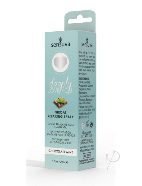 Deeply Love You Throat Spray Choc Mint