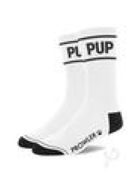 Prowler Red Pup Socks White
