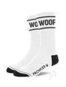 Prowler Red Woof Socks White