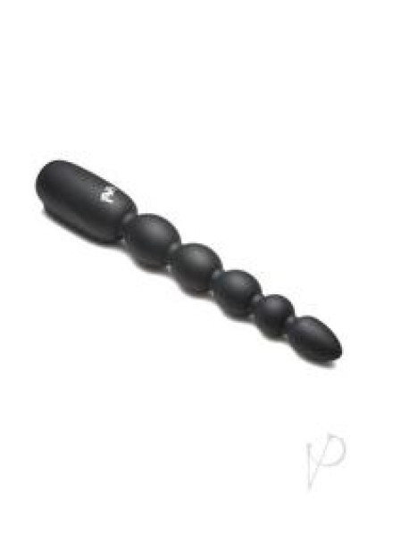 Bang Digital Silicone Anal Beads Black