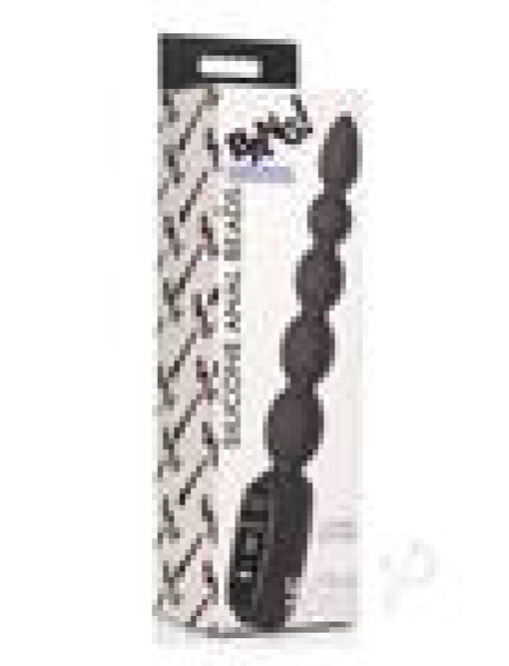 Bang Digital Silicone Anal Beads Black