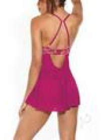 Babydoll Thong Pnk/rse Gld Md