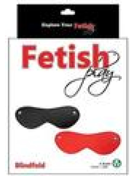 Fb Blindfold Vegan Leather Black Fb Blindfold Vegan Leather Black