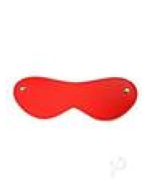 Fb Blindfold Vegan Leather Red