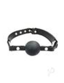 Fb Ball Gag Vegan Leather Black