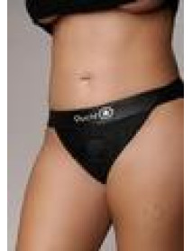 Ouch Vibe Strapon Panty Ob Xl/xx Blk