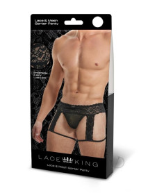 Lace King Lace Mens Panty L/xl Blk