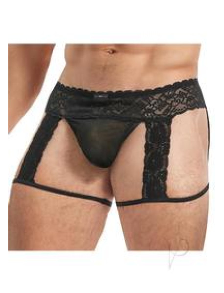 Lace King Lace Mens Panty L/xl Blk