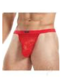 Lace King Lace Gstring M/l Red
