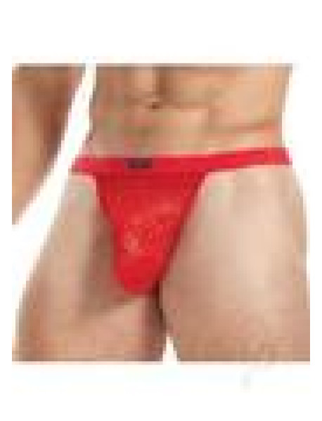 Lace King Lace Gstring M/l Red