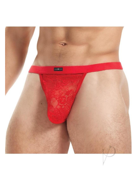 Lace King Lace Gstring M/l Red