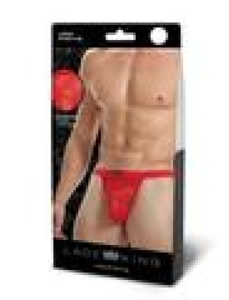 Lace King Lace Gstring M/l Red