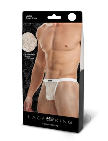Lace King Lace Gstring M/l Wht