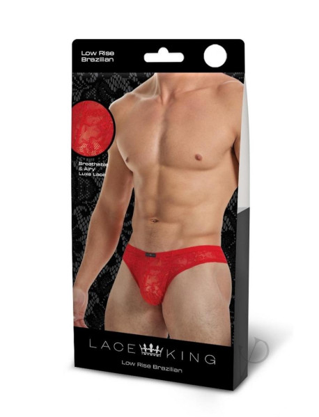 Lace King Lace Bikini M/l Red