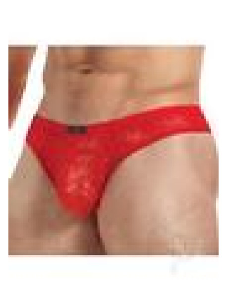 Lace King Lace Bikini M/l Red Lace King Lace Bikini M/l Red