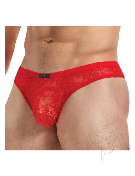Lace King Lace Bikini M/l Red Lace King Lace Bikini M/l Red