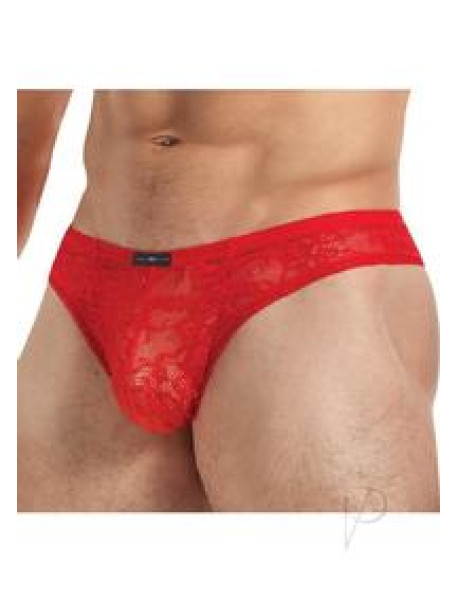 Lace King Lace Bikini M/l Red Lace King Lace Bikini M/l Red