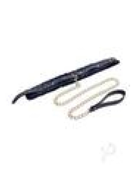 Sandm Cougar Fur Collar/leash Nvy/gld