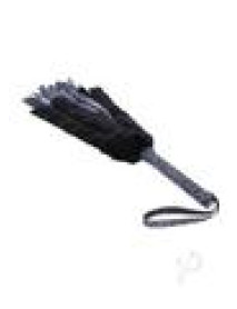 Sandm Cougar Faux Fur Flogger Nvy/blk