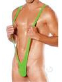 Mankini With Fake Mustache O/s