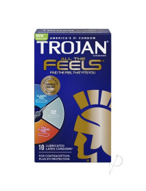 Trojan All The Feels Condoms 10ct(disc)