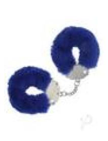 Ouch Heavy Duty Fluffy Handcuffs Navy