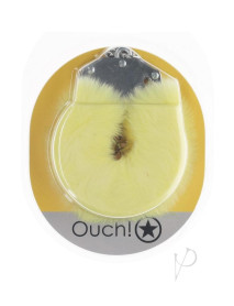 Ouch Heavy Duty Fluffy Handcuffs Yellow