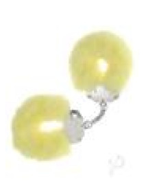 Ouch Heavy Duty Fluffy Handcuffs Yellow
