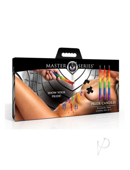 Ms Pride Candles Rainbow Drip (3 Set)