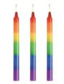 Ms Pride Candles Rainbow Drip (3 Set)