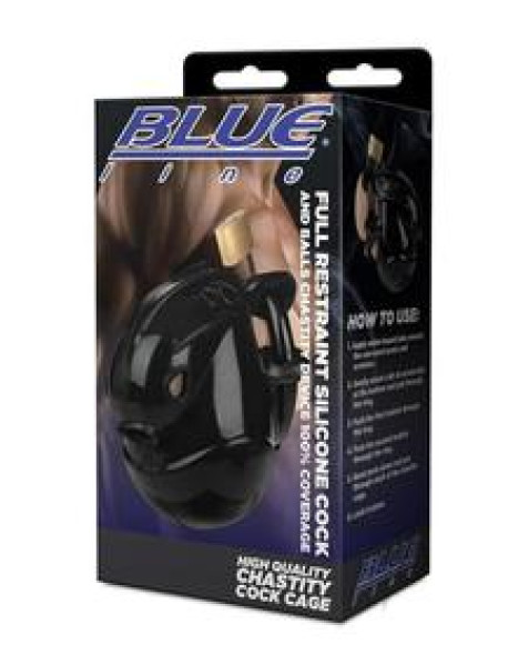 Full Restraint Cock Balls Chastity Blk