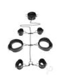 Strict Leather Bondage Set Blk