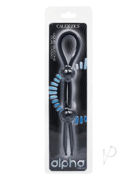 Alpha Liquid Silicone Dual Lasso Blk Alpha Liquid Silicone Dual Lasso Blk