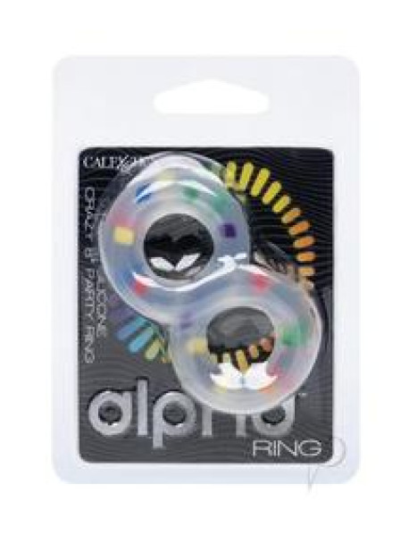 Alpha Liquid Silicone Crazy 8 Ring Multi Alpha Liquid Silicone Crazy 8 Ring Multi