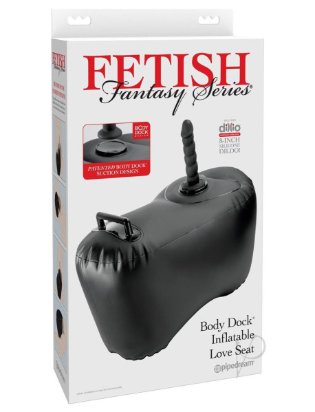 Ff Body Dock Inflate Love Seat Blk