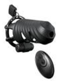 Fantasy Cringz Remote Cock Block Blk