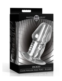 Ms Dicked Clear Hollow Plug Xl(spec)
