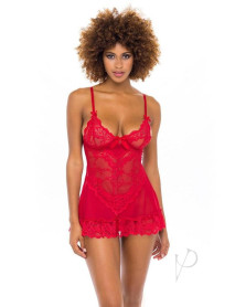 Valentine Babydoll Xl Red