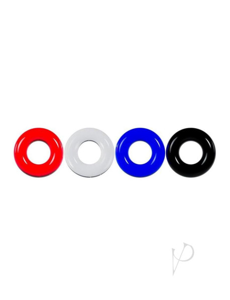 Levelz Multi Color Cock Ring Set
