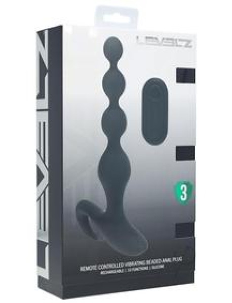 Levelz Remote Beaded Plug Blk Levelz Remote Beaded Plug Blk