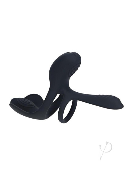 Levelz Triple Motor Vibe Ring Blk Levelz Triple Motor Vibe Ring Blk